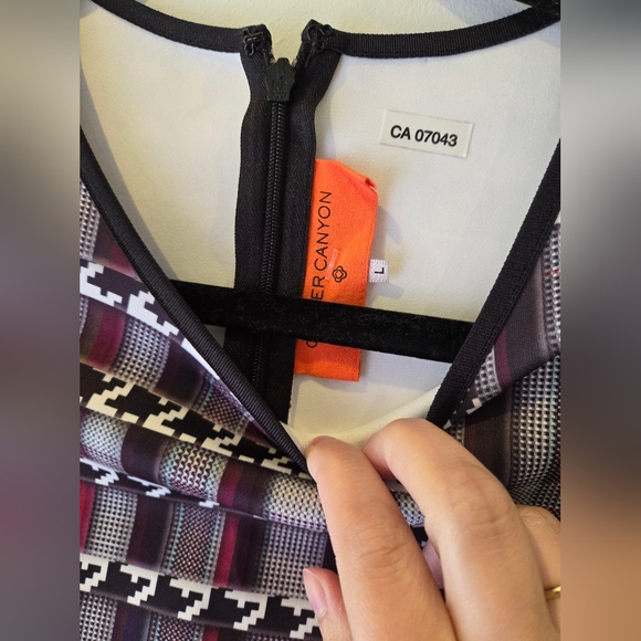 Clover Canyon Geometric Neoprene Dress Size Large - Picture 7 of 10